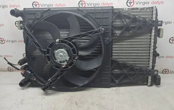 Skoda Fabia Mk1 (6Y) Radiator set 6q0121253q 151190070f01 6Q0121207N