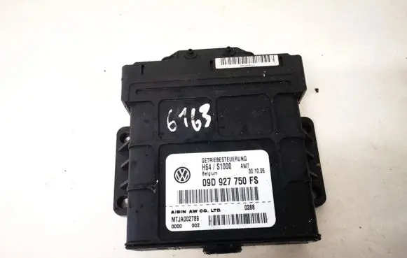 Audi Q7 4L Gearbox control unit/module 09d927750fs mtja002789