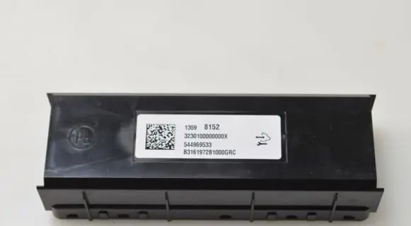 Opel Astra K Air conditioning/heating control unit 13598152