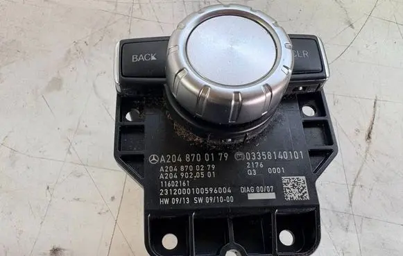 Mercedes-Benz C W204 Multifunctional control switch/knob A2048700179 A2049020501 A2048700279