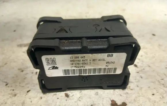 Opel Zafira B ESP acceleration yaw rate sensor 13208665 CT75H23MFW 10170103623