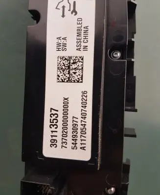 Opel Insignia B Climate control unit 39113537