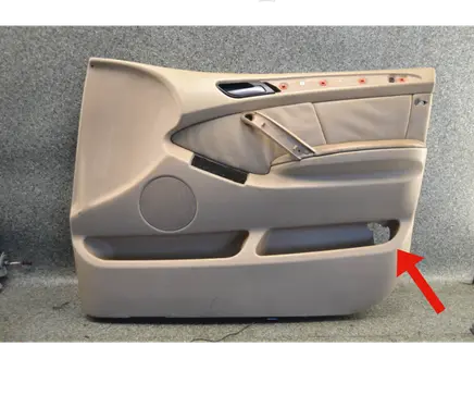BMW X5 E53 Front door card panel trim 51418498554