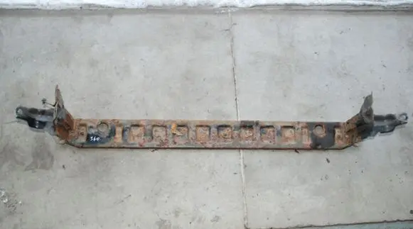 Front bumper support beam