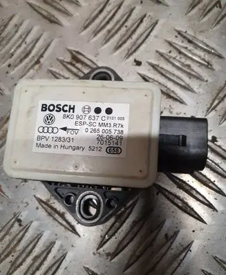Audi A8 S8 D4 4H ESP acceleration yaw rate sensor 8K0907637C 0265005738