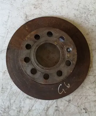 Volkswagen Golf VI Rear brake disc