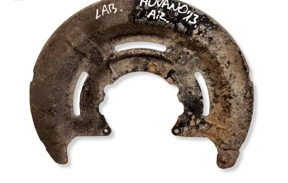 Opel Movano B Rear brake disc plate dust cover 