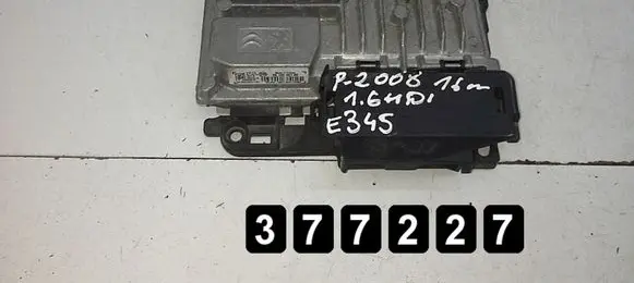 Peugeot 2008 I Engine control unit/module 1600hdi88kw9819596180