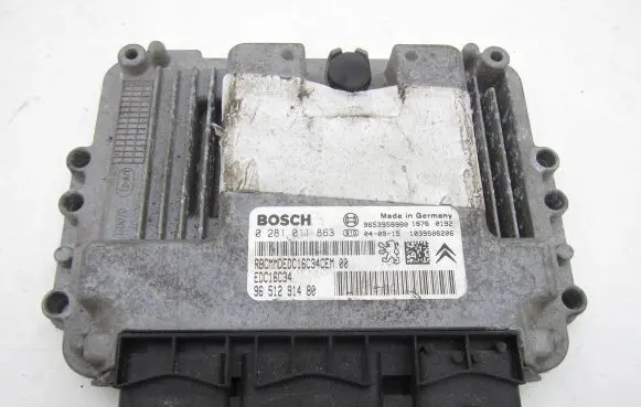 Citroen C4 I Engine control unit/module 9651291480 0281011863