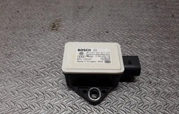 Audi A6 S6 C6 4F ESP acceleration yaw rate sensor 4F0907637A 0265005776