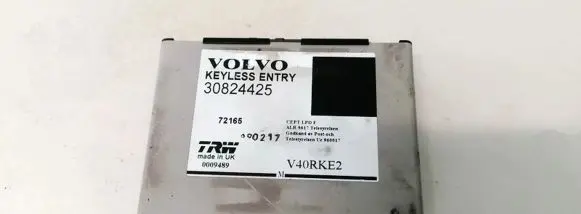 Volvo S40, V40 Comfort/convenience module 30824425 0009489