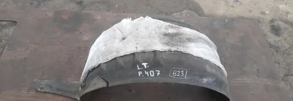 Peugeot 407 Rear arch fender liner splash guards 