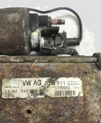 Audi A3 S3 8L Starter motor 02M911023C D7RS50