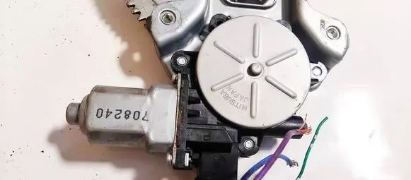Front door window regulator motor