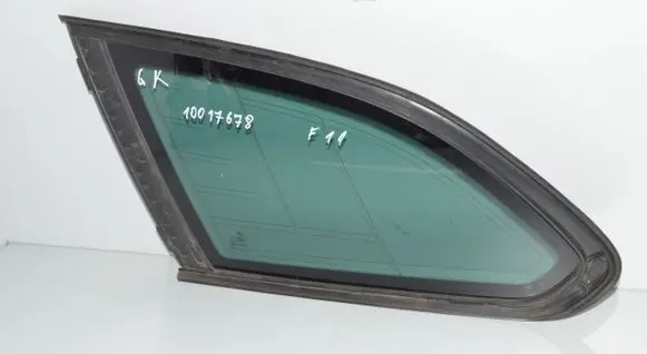 BMW 5 F10 F11 Rear vent window glass 7199989 7046271 51377046271