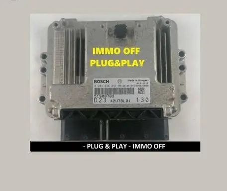 Fiat Ducato Engine control unit/module ECU 0281016051 42U7BL01 51900703