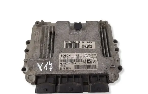 Peugeot 307 Engine control unit/module 9655698280 0281011234 9653239880