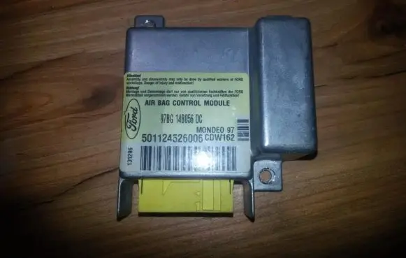 Ford Mondeo MK II Airbag control unit/module 97bg14b056dc