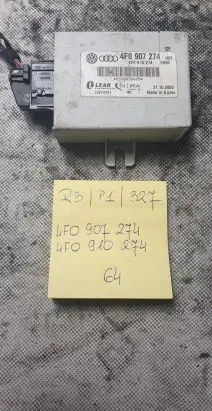 Audi A6 S6 C6 4F Tire pressure control unit 4F0907274