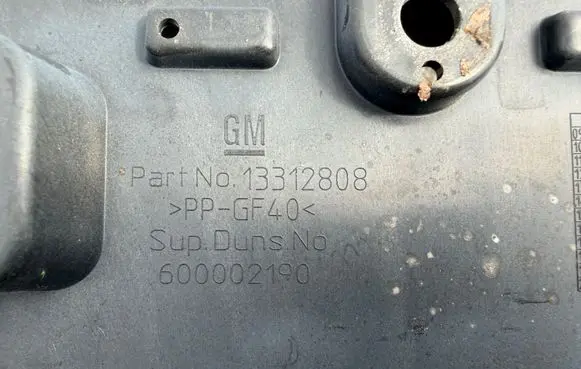 Opel Meriva B Battery tray 13312808 600002190
