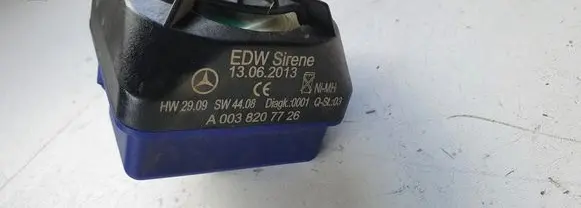 Mercedes-Benz E A207 Alarm system siren A0038207726