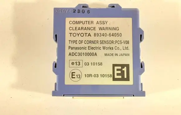Toyota Verso Other control units/modules 8934064050 ADC3010000A PCSV08