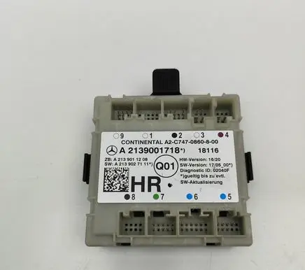 Mercedes-Benz E W213 Door control unit/module A2139001718 A2139011208