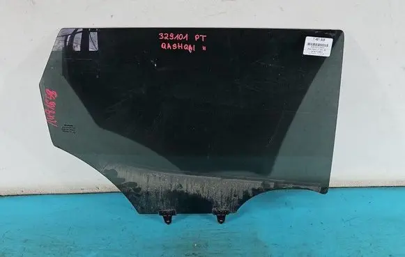 Rear door window glass