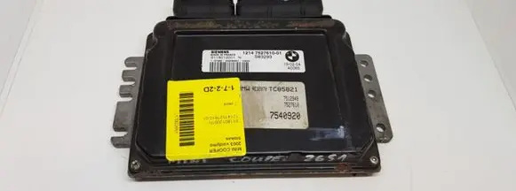 Mini One - Cooper R50 - 53 Engine control unit/module S118012001N 7540920 7527610