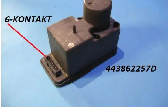 Audi 80 90 B3 Central locking vacuum pump 443862257D