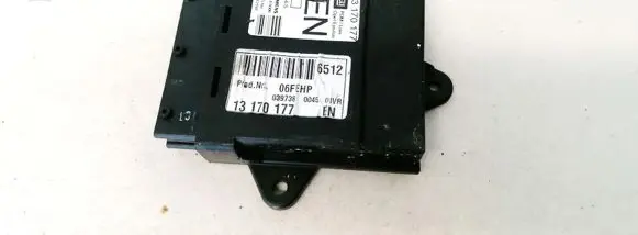 Opel Vectra C Door control unit/module 13170177 5WK46006