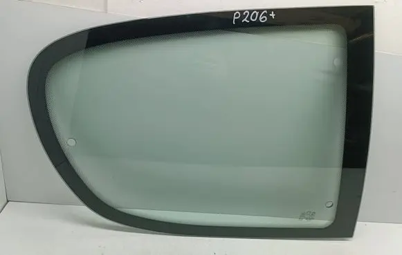 Peugeot 206+ Rear side window E000002 DOT481AS2M532 43R000090