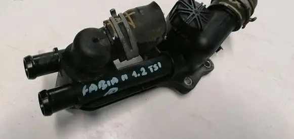 Skoda Fabia Mk2 (5J) Thermostat housing 03F121026B 03F121111A