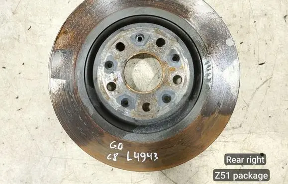 Chevrolet Corvette C8 Rear brake disc 84541028RR