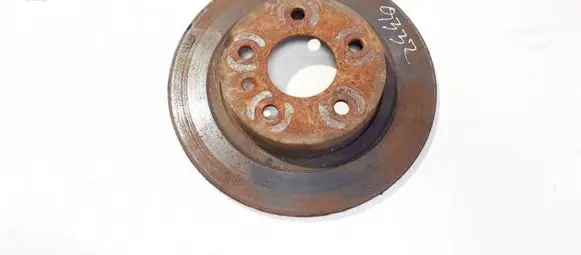 Opel Zafira B Rear brake disc neventiliuojamas