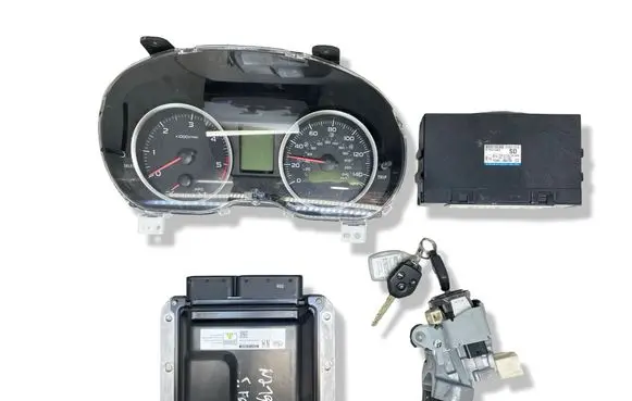 Subaru Forester SJ Engine ECU kit and lock set 22611AV580 2757002420 88281SG300
