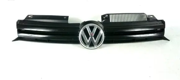 Volkswagen Golf VI Front bumper upper radiator grill 5K0853651AF 5K0853653