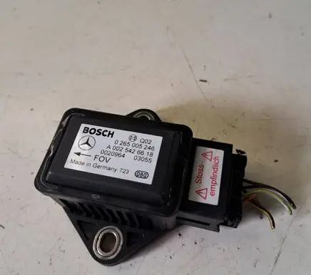 Mercedes-Benz E W211 ESP acceleration yaw rate sensor A0025426618 0020964 0265005246