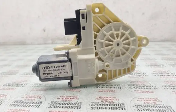 Audi A4 S4 B8 8K Rear door window regulator motor 8K0959812