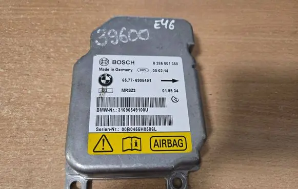 BMW 3 E46 Airbag control unit/module 65776905491 0285001368 31690549100U