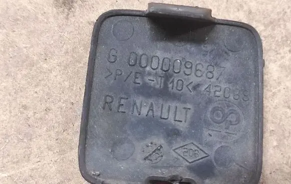 Renault Laguna II Rear bumper row hook cap/cover 000009687