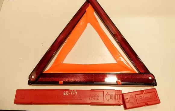 BMW X5 E70 Emergency warning sign 6770487 60127