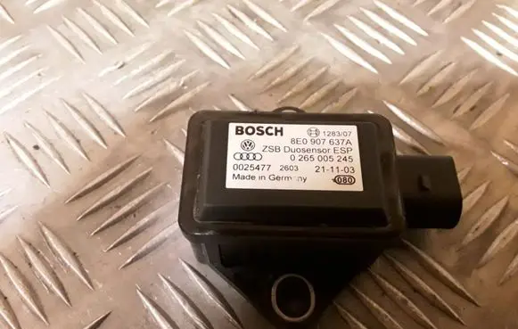 Audi A6 S6 C5 4B ESP acceleration yaw rate sensor 8E0907637A 0265005245