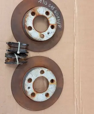 Volkswagen Polo V 6R Rear brake disc 1J0615601N 1J0615601