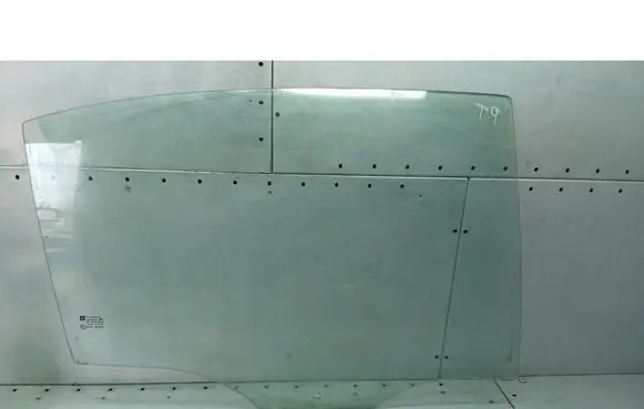 Opel Vectra C Rear door window glass 