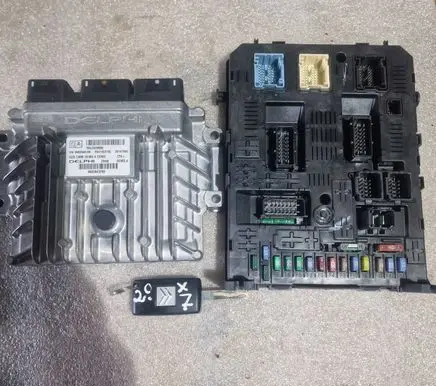 Citroen C5 Engine ECU kit and lock set 9663548180 9665843280 R0413C010C