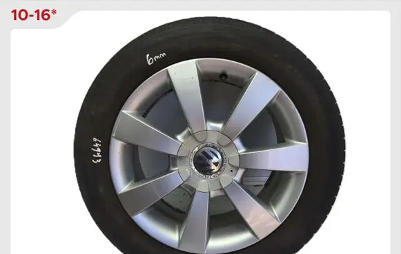Volkswagen New Beetle R16 alloy rim 1C0601025AB