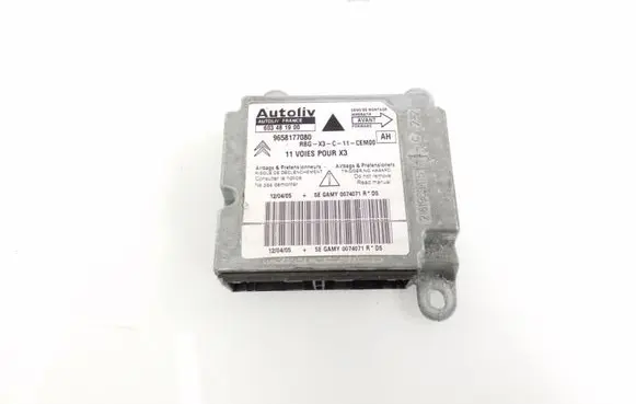 Citroen C5 Airbag control unit/module 9658177080