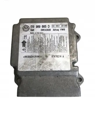 Volkswagen Touran I Airbag control unit/module 1T0909605D