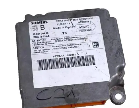 Renault Scenic III - Grand scenic III Airbag control unit/module 9650109480 11030719 5WK42908